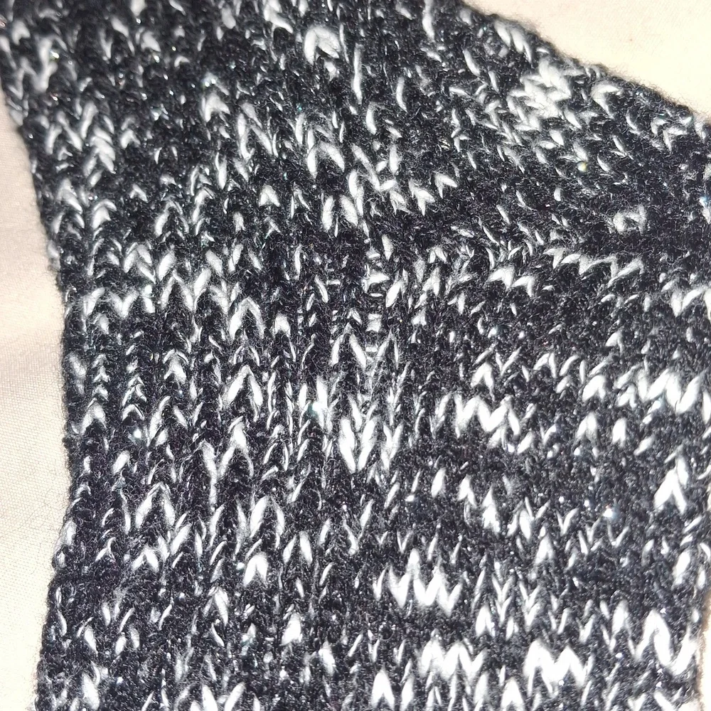 Over-the-knee Black Heathered Knit Boot Socks